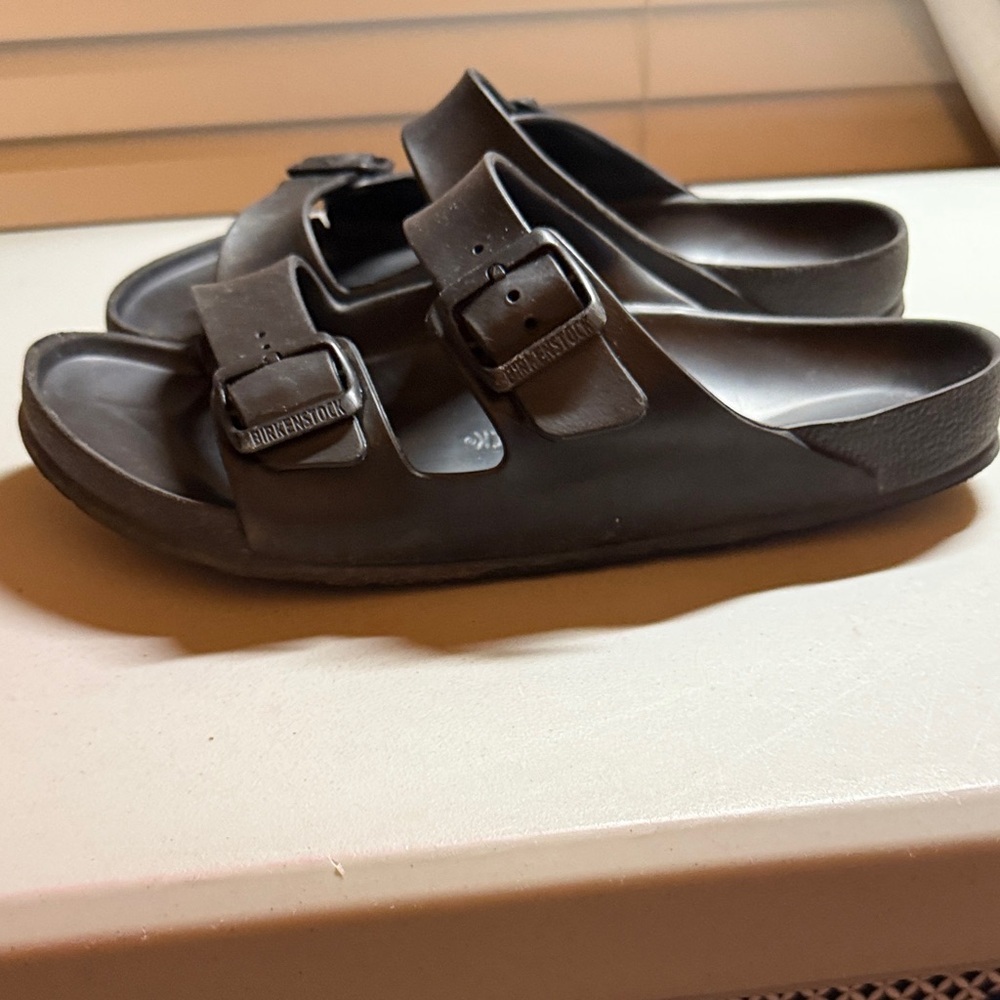 Birkenstock Charcoal Double-Strap Sandals - Picture 6 of 6